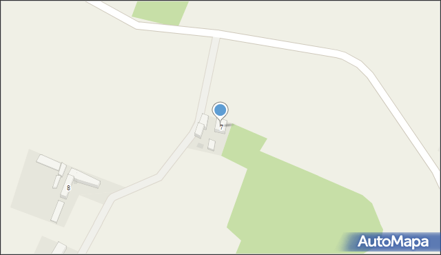 Osiek, Osiedle Polne, 7, mapa Osiek