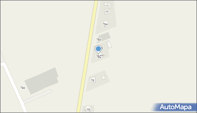 Osiek, Osiek, 76C, mapa Osiek