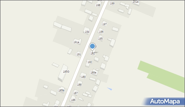 Osiek, Osiek, 192, mapa Osiek