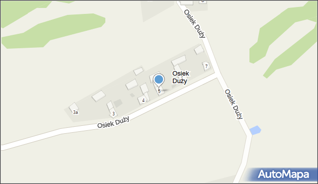 Osiek Duży, Osiek Duży, 5, mapa Osiek Duży