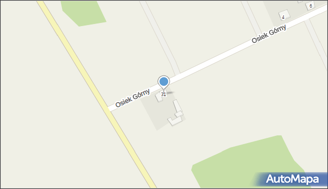 Osiek Górny, Osiek Górny, 31, mapa Osiek Górny