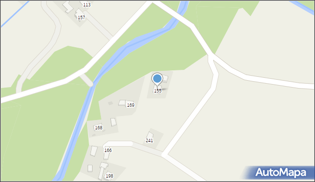 Osiek Jasielski, Osiek Jasielski, 155, mapa Osiek Jasielski