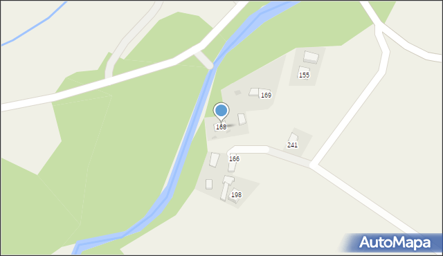 Osiek Jasielski, Osiek Jasielski, 168, mapa Osiek Jasielski