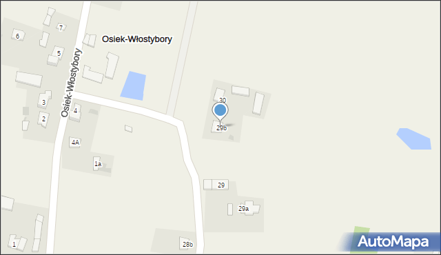 Osiek-Włostybory, Osiek-Włostybory, 29b, mapa Osiek-Włostybory