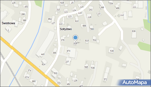 Osielec, Osielec, 616, mapa Osielec