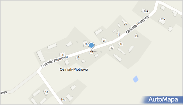 Osiniak-Piotrowo, Osiniak-Piotrowo, 35, mapa Osiniak-Piotrowo