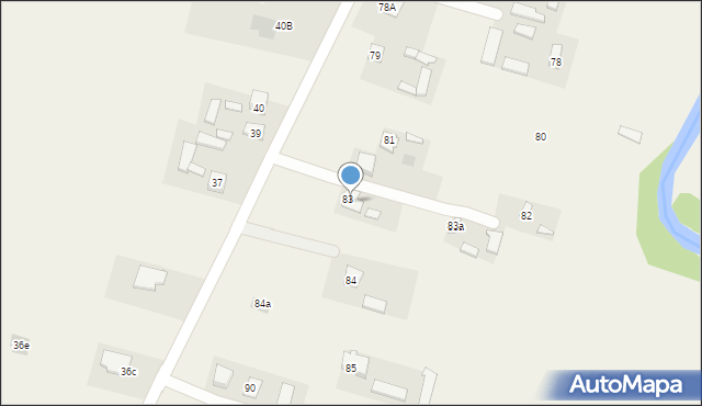 Osmolice Pierwsze, Osmolice Pierwsze, 83a, mapa Osmolice Pierwsze