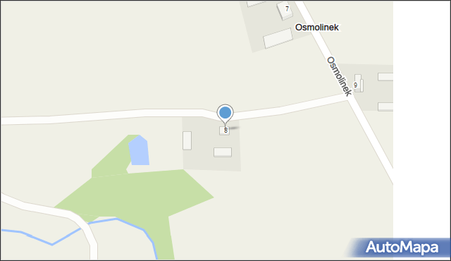 Osmolinek, Osmolinek, 8, mapa Osmolinek