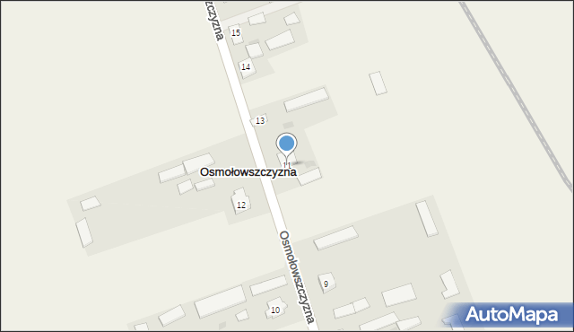 Osmołowszczyzna, Osmołowszczyzna, 11, mapa Osmołowszczyzna