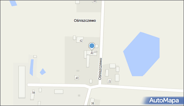 Ośniszczewo, Ośniszczewo, 41, mapa Ośniszczewo