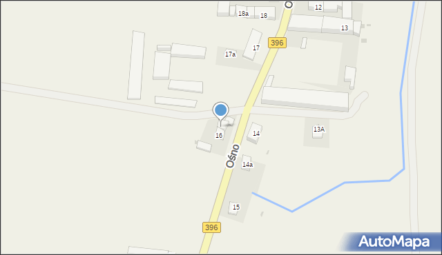 Ośno, Ośno, 16a, mapa Ośno