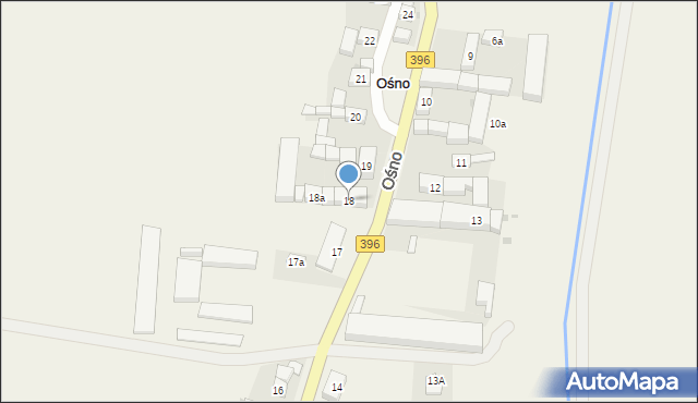 Ośno, Ośno, 18, mapa Ośno