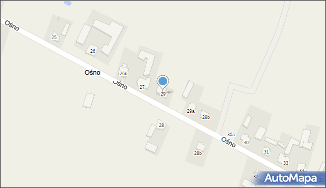 Ośno, Ośno, 29, mapa Ośno