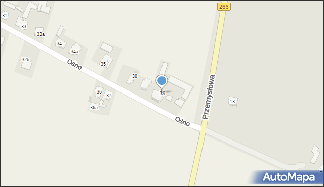 Ośno, Ośno, 39, mapa Ośno