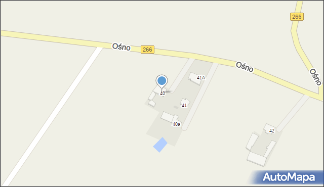 Ośno, Ośno, 40, mapa Ośno