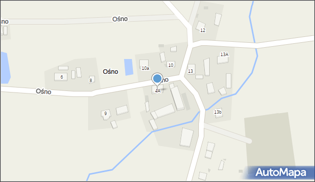 Ośno, Ośno, 4A, mapa Ośno