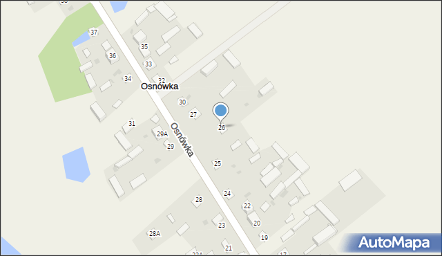 Osnówka, Osnówka, 26, mapa Osnówka