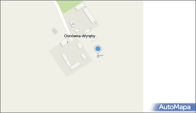 Osnówka-Wyręby, Osnówka-Wyręby, 10, mapa Osnówka-Wyręby