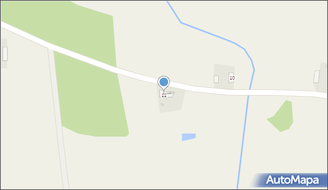 Osowa Drobińska, Osowa Drobińska, 11, mapa Osowa Drobińska