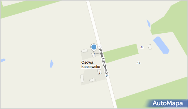 Osowa Łaszewska, Osowa Łaszewska, 2, mapa Osowa Łaszewska