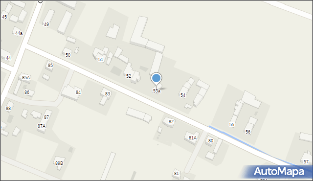 Osowa Sień, Osowa Sień, 53a, mapa Osowa Sień