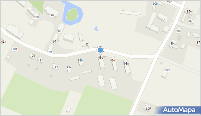 Osowa Sień, Osowa Sień, 93c, mapa Osowa Sień