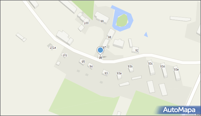 Osowa Sień, Osowa Sień, 96, mapa Osowa Sień