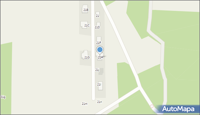 Osowicze, Osowicze, 21H, mapa Osowicze