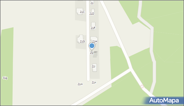 Osowicze, Osowicze, 21j, mapa Osowicze