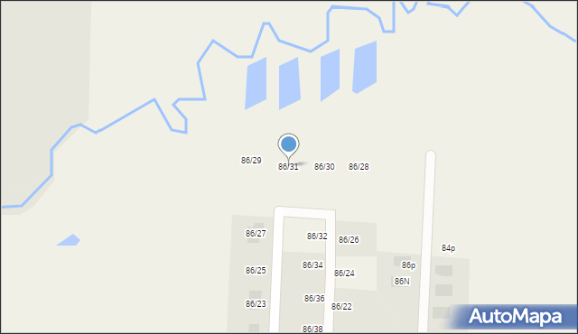 Osowicze, Osowicze, 86/31, mapa Osowicze