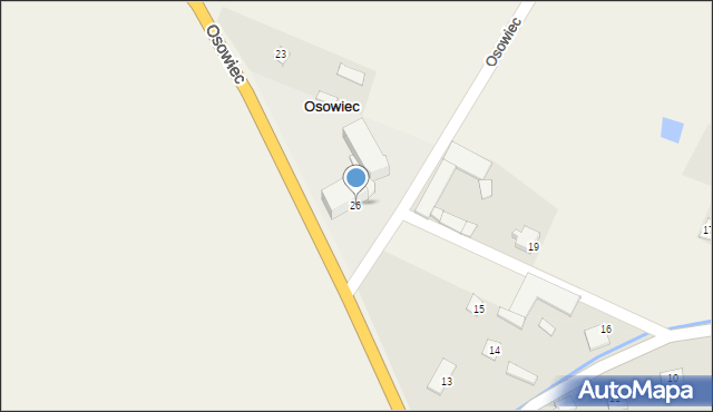 Osowiec, Osowiec, 26, mapa Osowiec