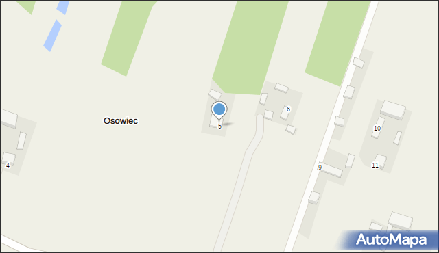 Osowiec, Osowiec, 5, mapa Osowiec