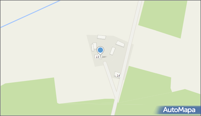 Osówiec Kmiecy, Osówiec Kmiecy, 14, mapa Osówiec Kmiecy