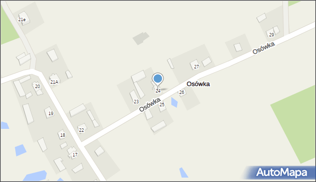 Osówka, Osówka, 24, mapa Osówka