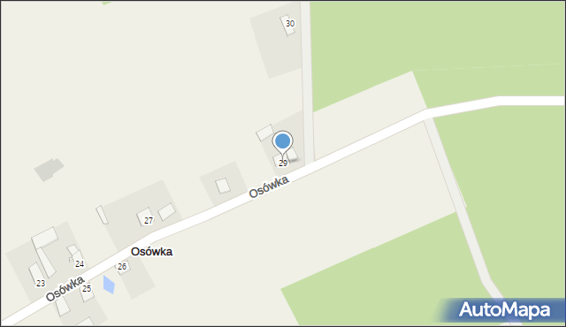 Osówka, Osówka, 29, mapa Osówka