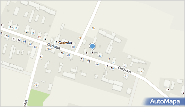 Osówka, Osówka, 7, mapa Osówka