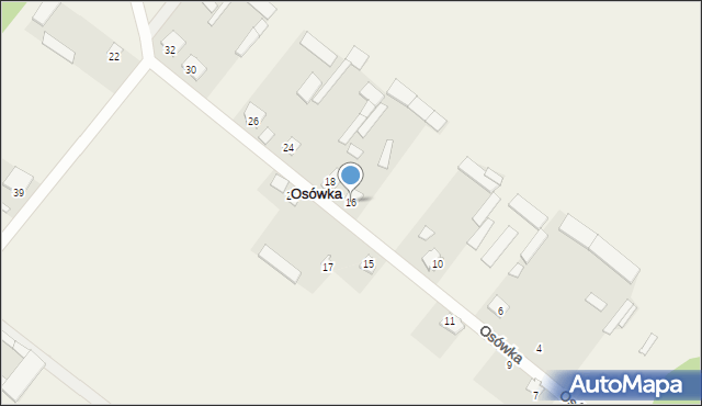 Osówka, Osówka, 16, mapa Osówka