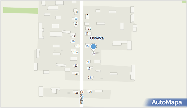 Osówka, Osówka, 17, mapa Osówka