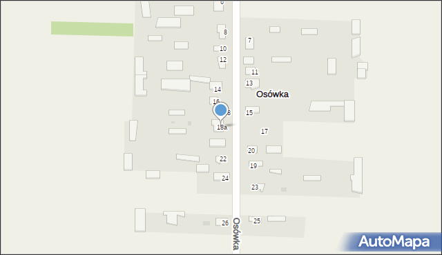 Osówka, Osówka, 18a, mapa Osówka