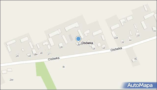 Osówka, Osówka, 15, mapa Osówka