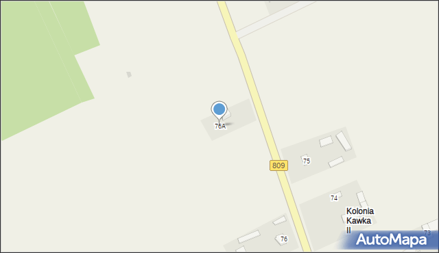 Osówka, Osówka, 76A, mapa Osówka