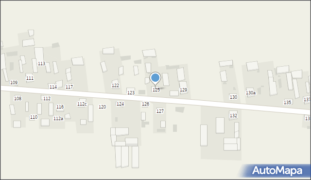 Osówka, Osówka, 125, mapa Osówka