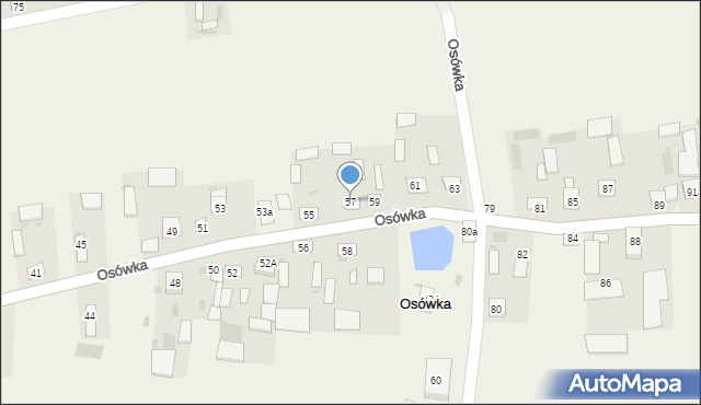 Osówka, Osówka, 57, mapa Osówka