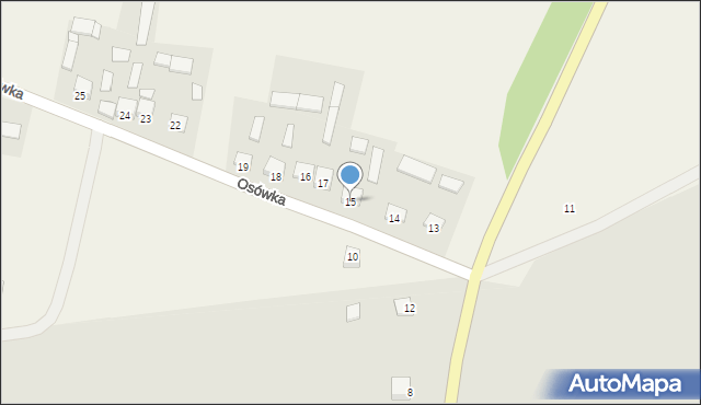 Osówka, Osówka, 15, mapa Osówka