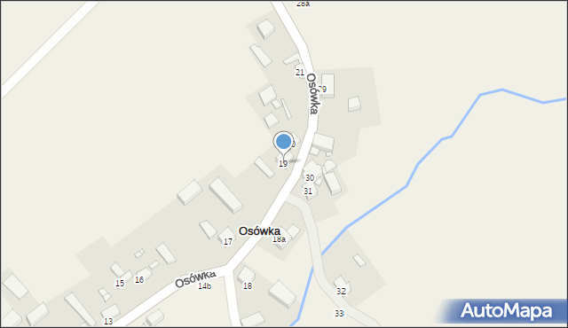 Osówka, Osówka, 19, mapa Osówka