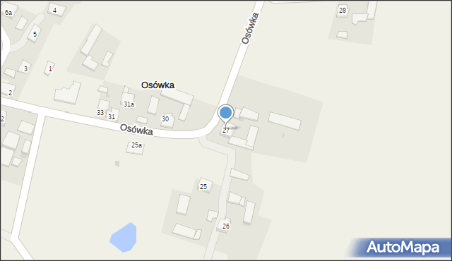 Osówka, Osówka, 27, mapa Osówka