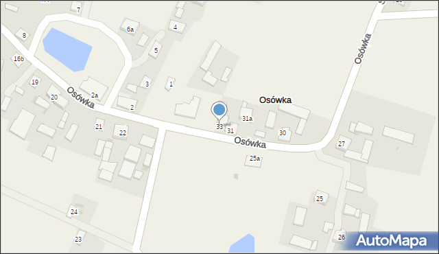 Osówka, Osówka, 33, mapa Osówka