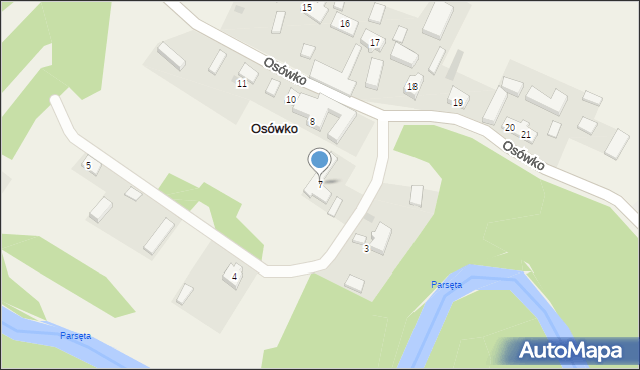 Osówko, Osówko, 7, mapa Osówko