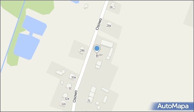 Osowo, Osowo, 30, mapa Osowo