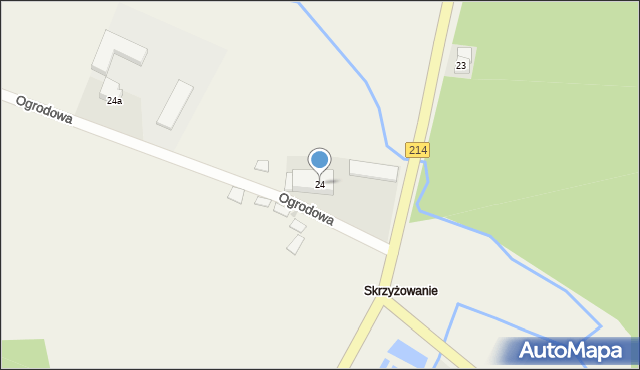 Osowo Lęborskie, Osowo Lęborskie, 24, mapa Osowo Lęborskie